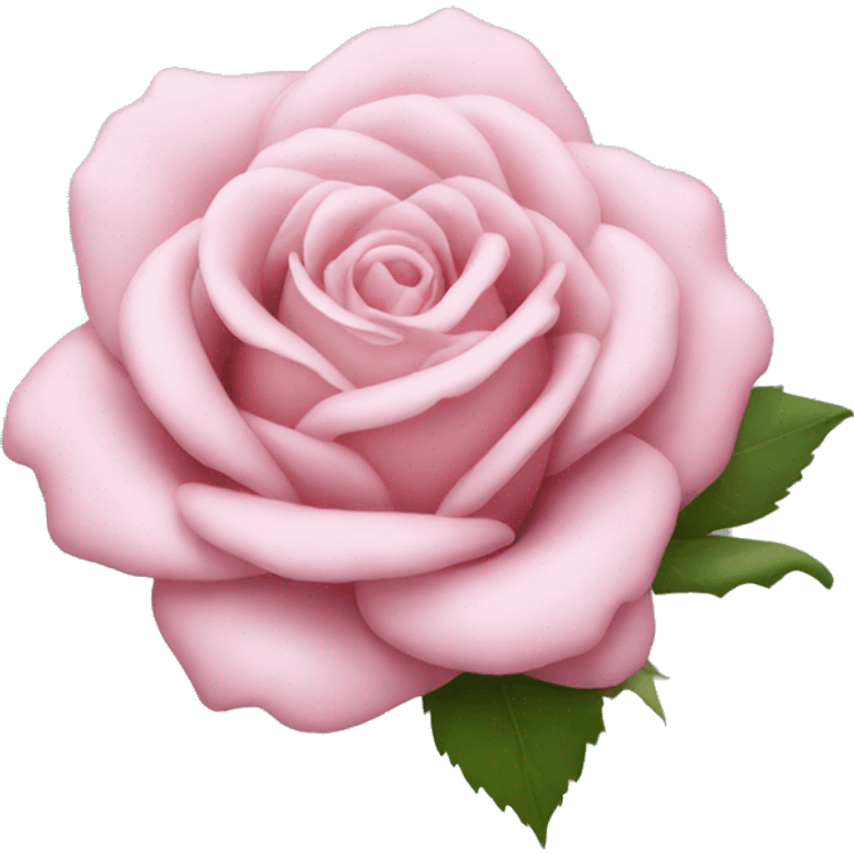 Misty pink rose flower emoji