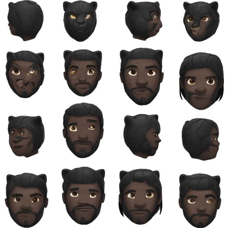 Black panther  emoji