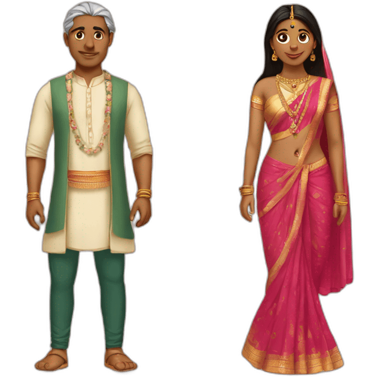 Indian Love couple emoji