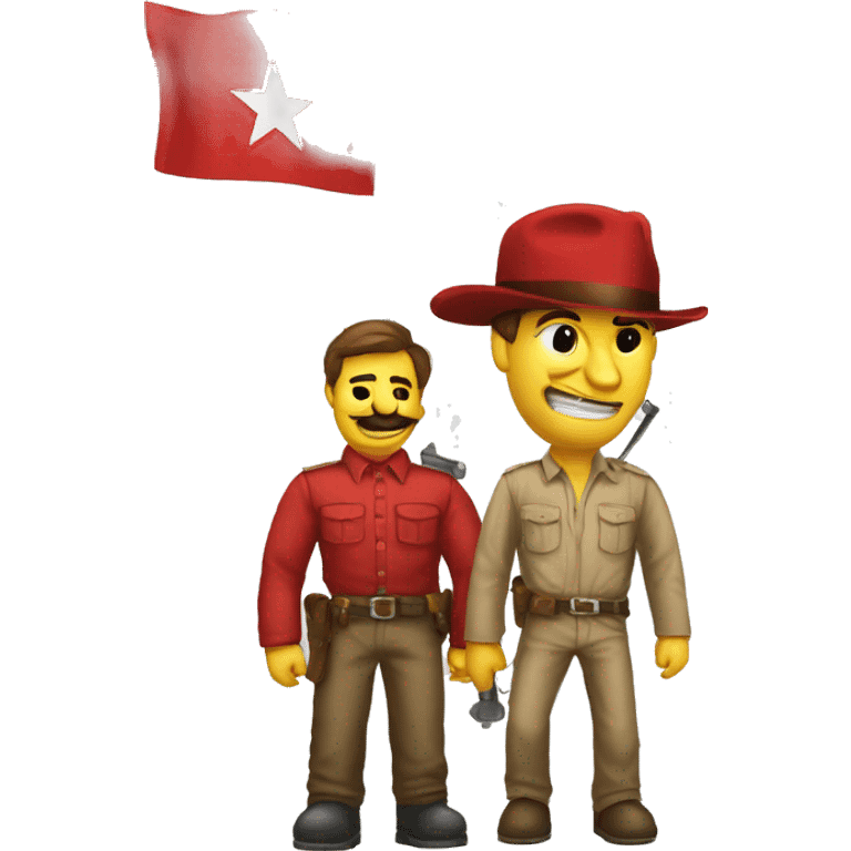 martillo y oz del socialismo emoji