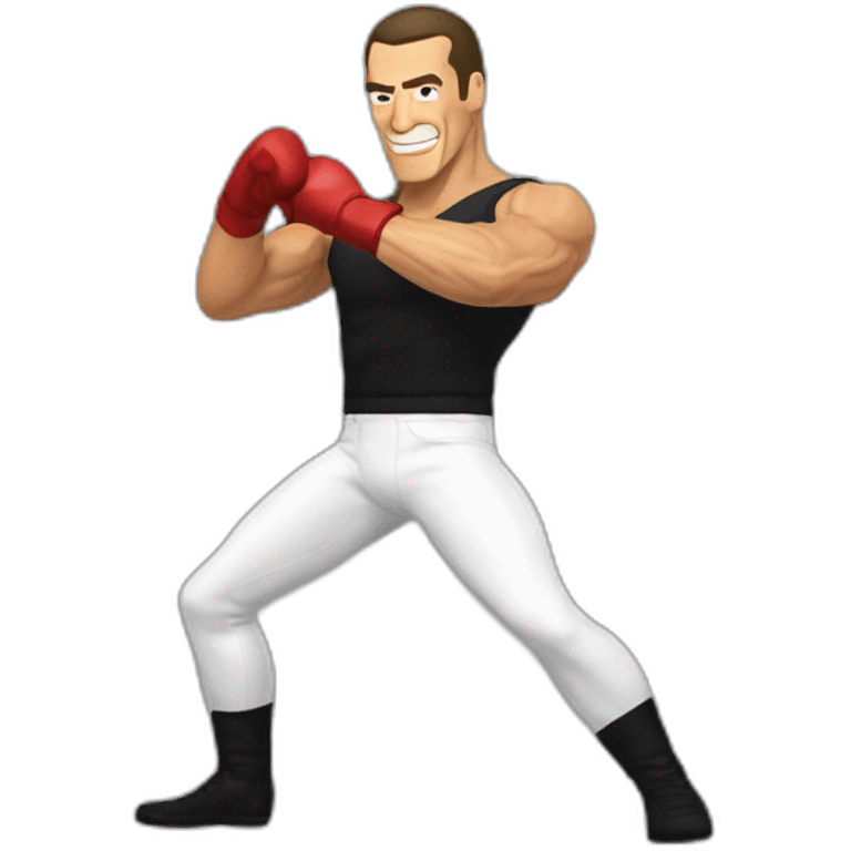 Jean Claude Van Damme split kick emoji