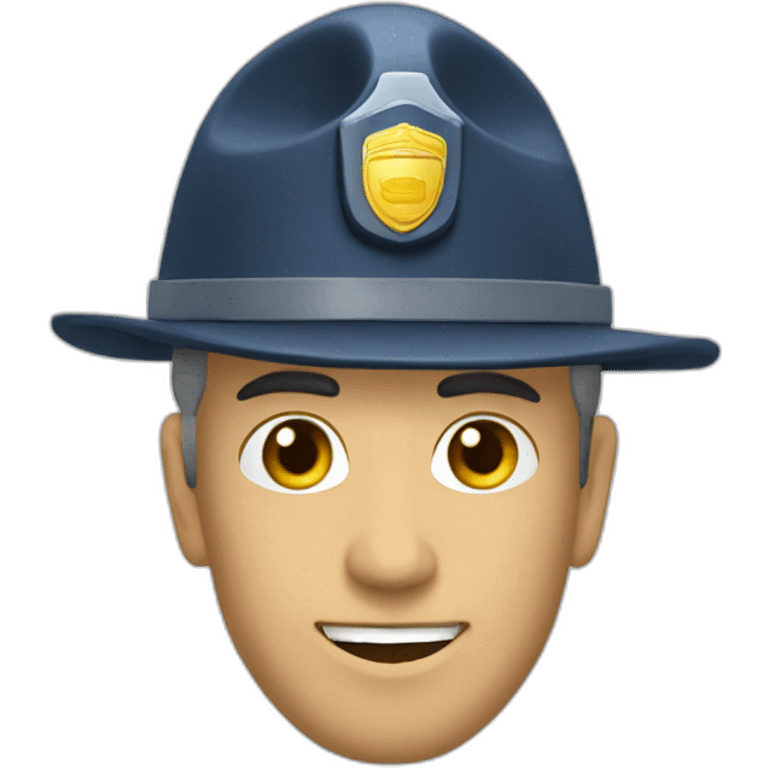 Gendarme mobile emoji