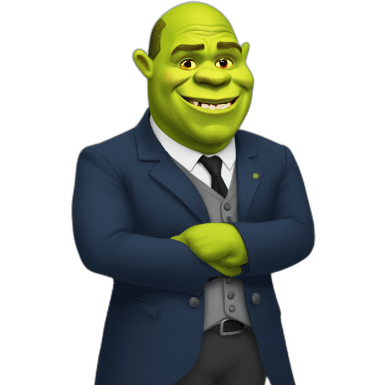 Shrek macron emoji