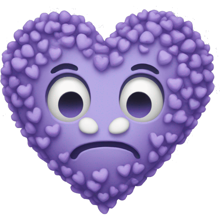 Lavender heart  emoji