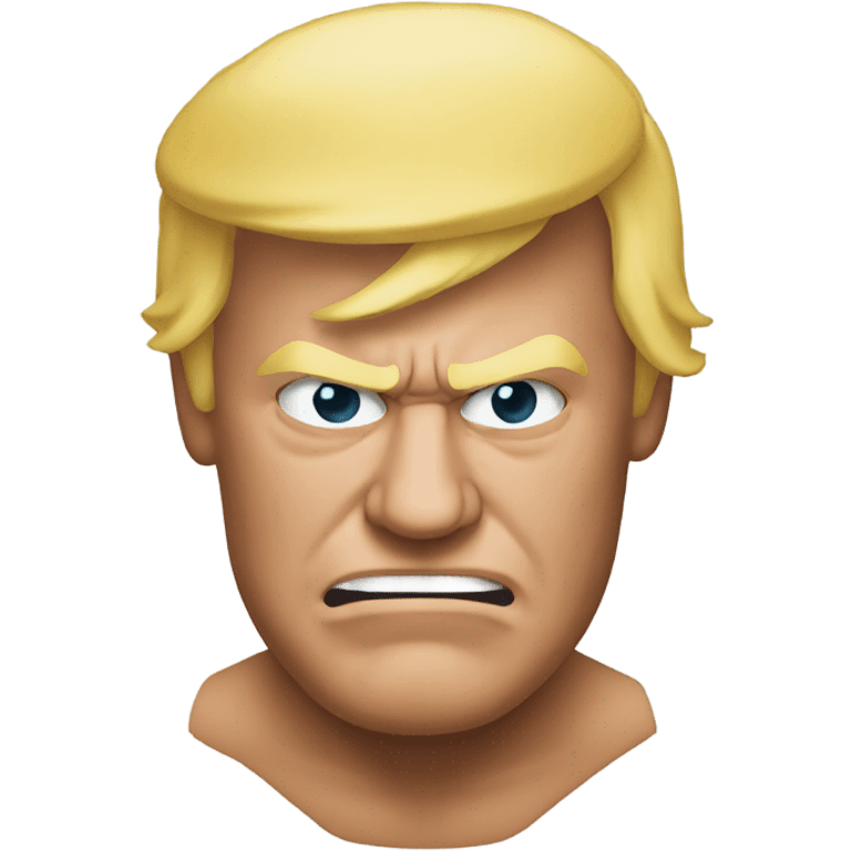 Donald Trump as wrestler emoji