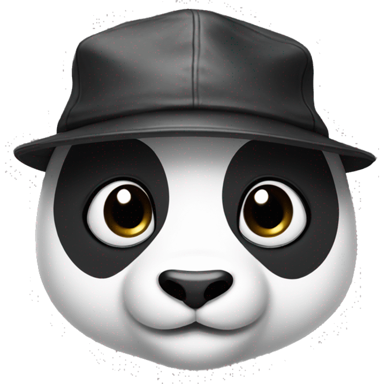 Panda with a cap emoji