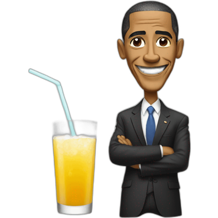 obama drink emoji