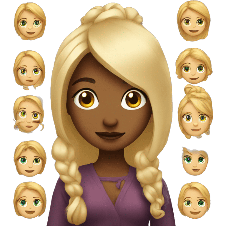 blonde girl astrologer emoji