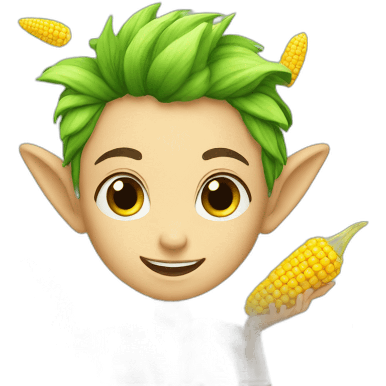 Fairy with corns emoji