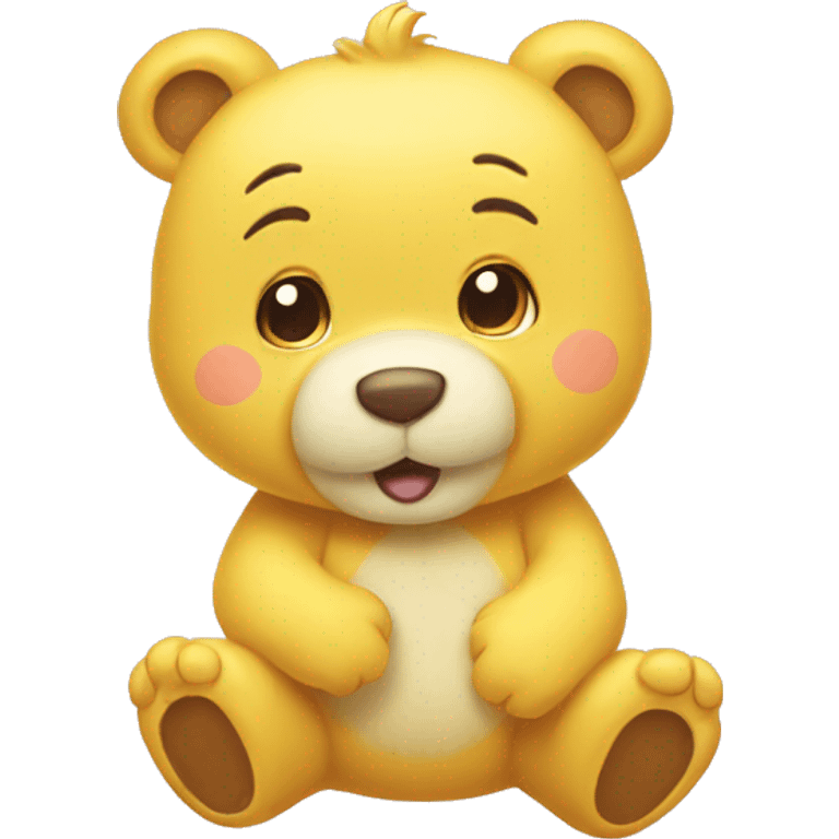 Carebear yellow  emoji