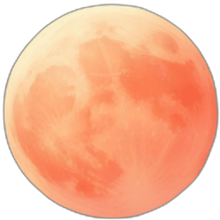 Strawberry moon  emoji