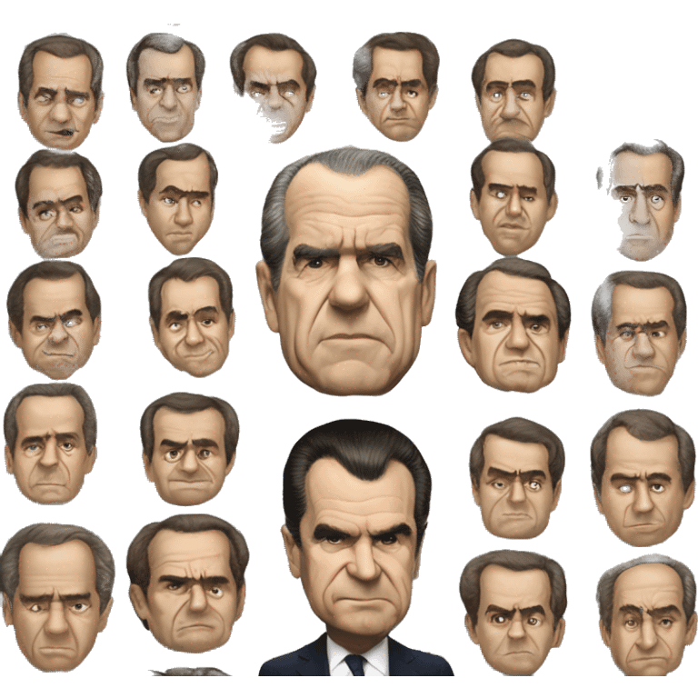 Richard Nixon makes a big oopsie emoji