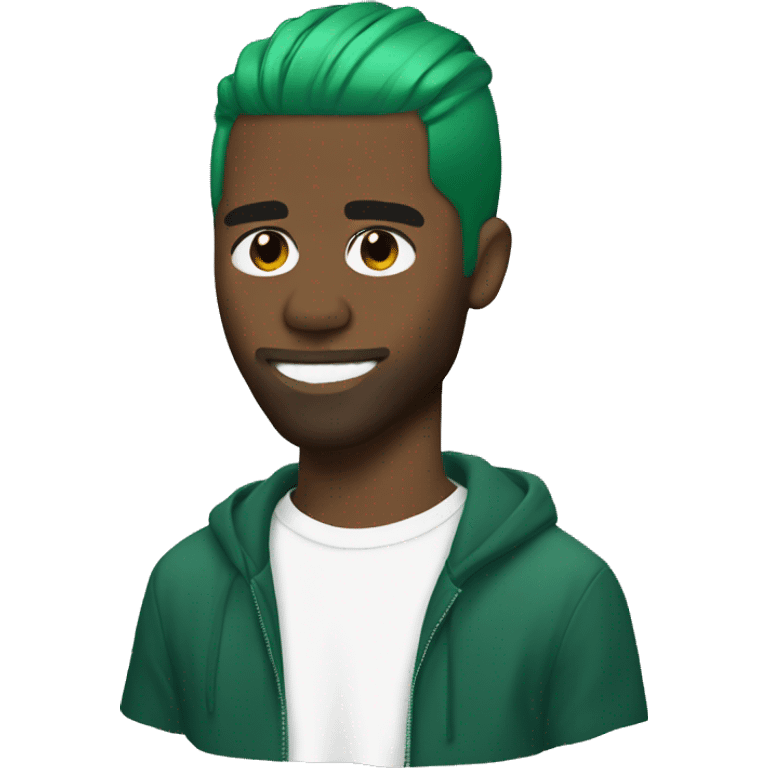 Frank ocean green hair  emoji