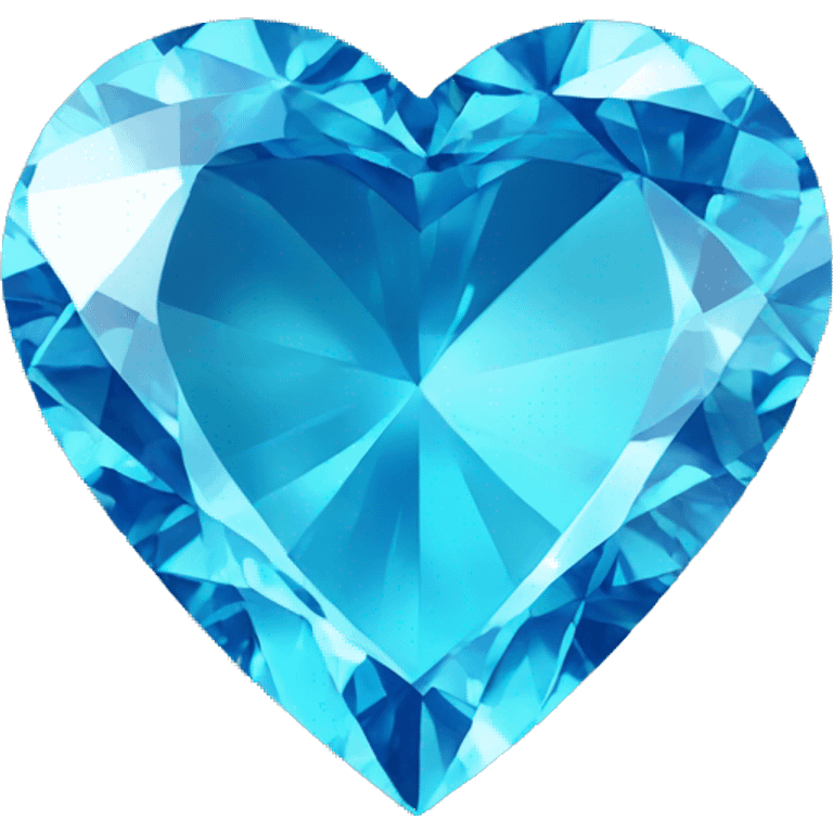 blue diamond heart emoji