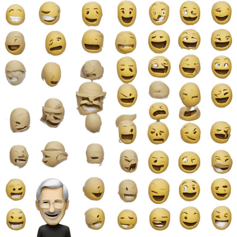 Steve job  laughing as a villain  emoji