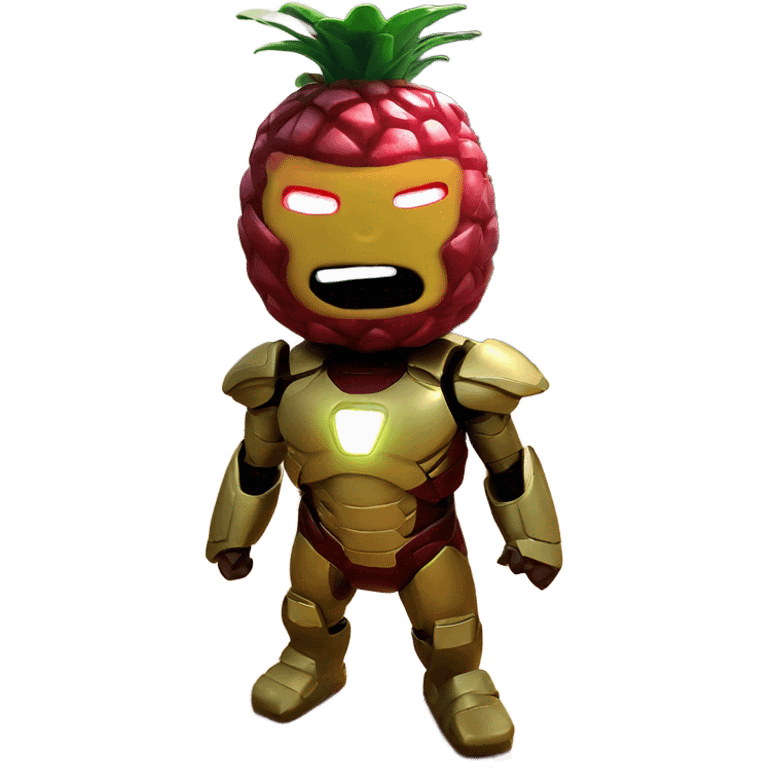 ironman as a pineapple  emoji