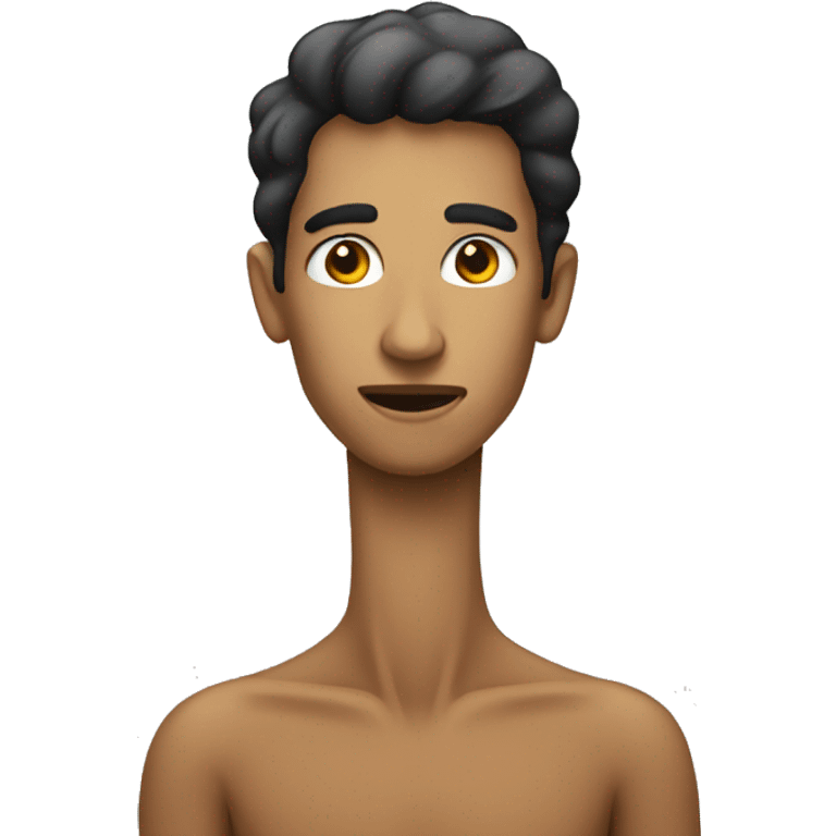 person with long neck emoji