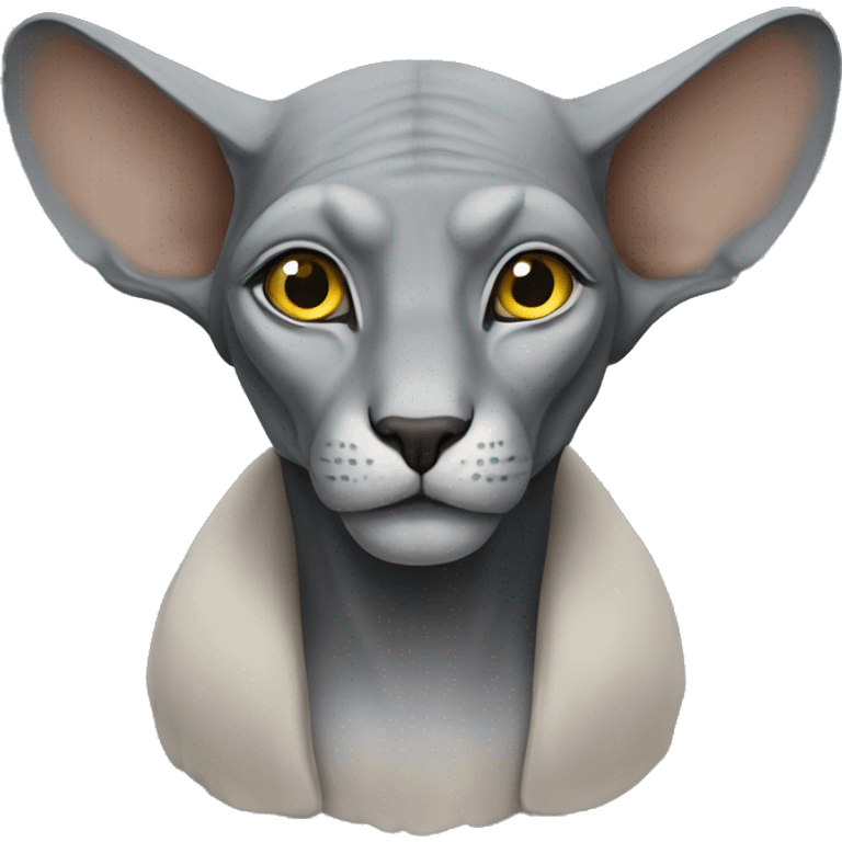 Grey sphinx  emoji