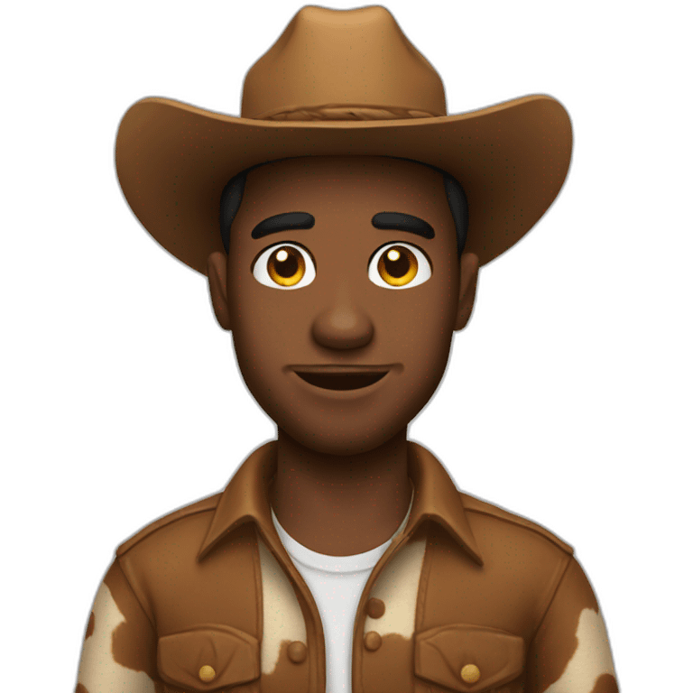 Cow-boy emoji