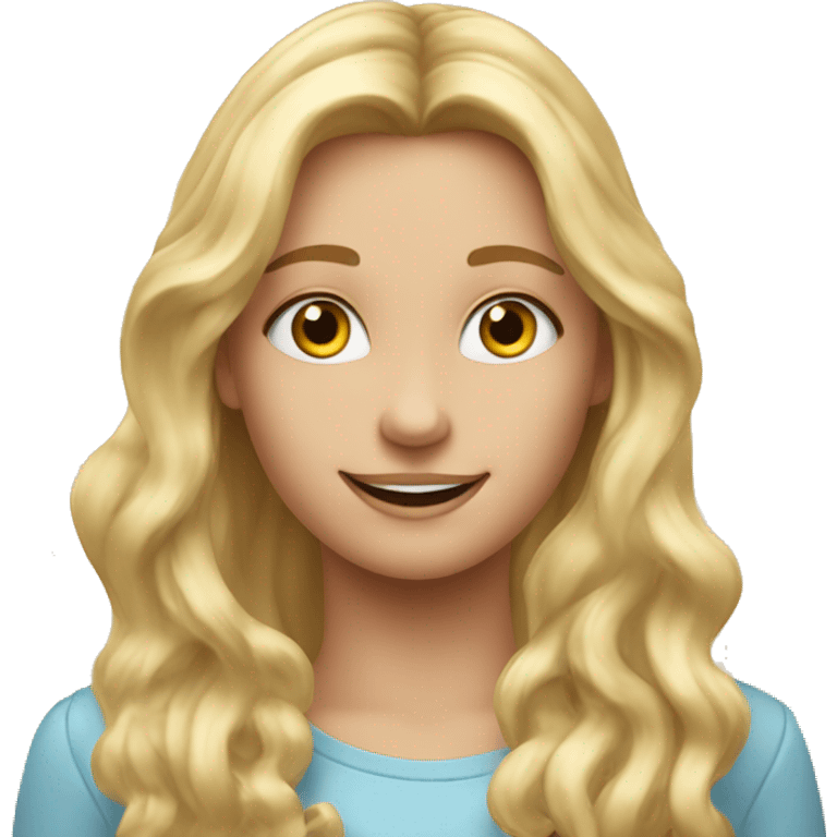  happy birthday for 16 yo girl long blond hair with new drivers license emoji