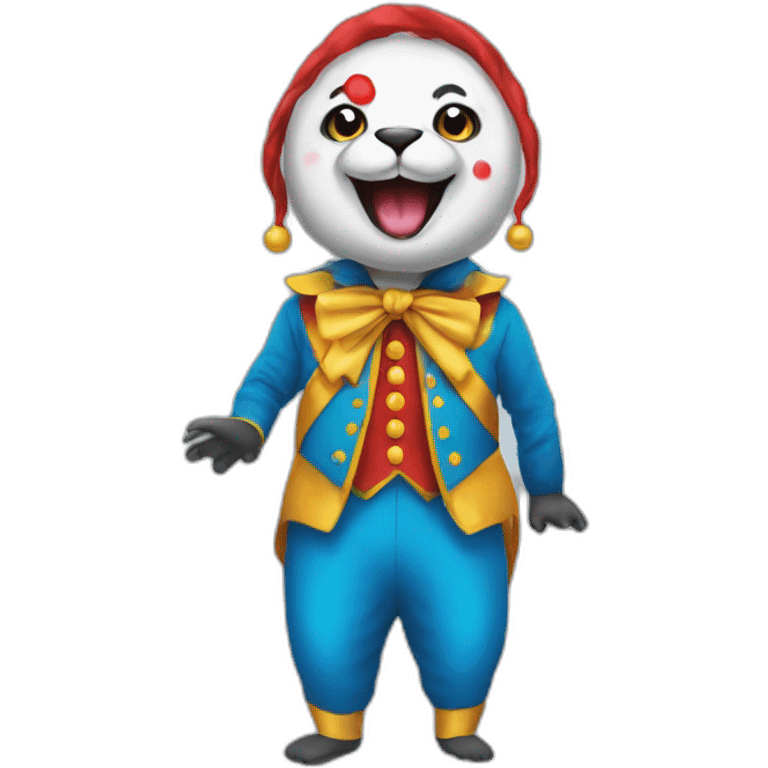 seal—in-clowns-custume emoji