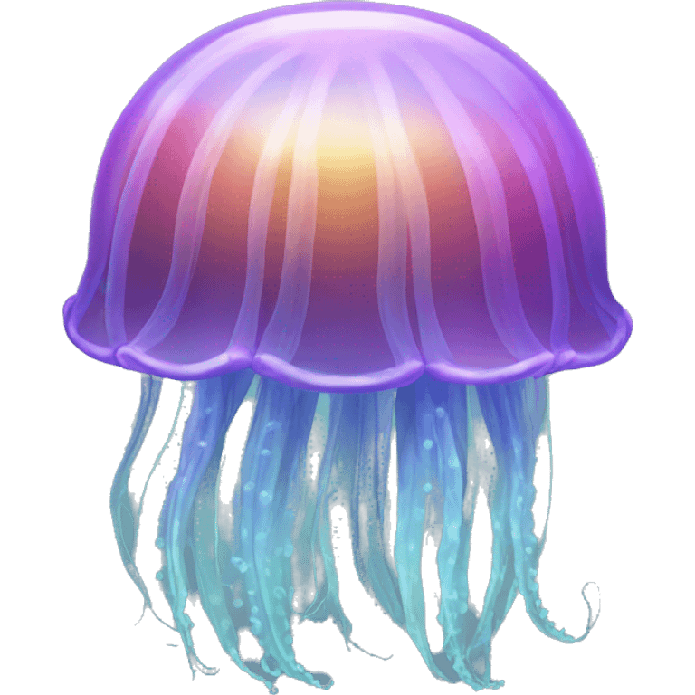 Iridescent jellyfish emoji