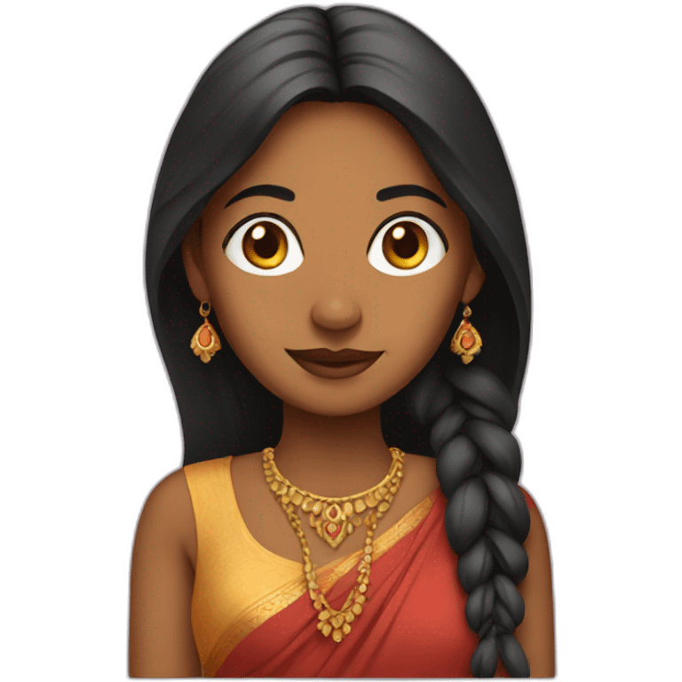 Indian woman  emoji