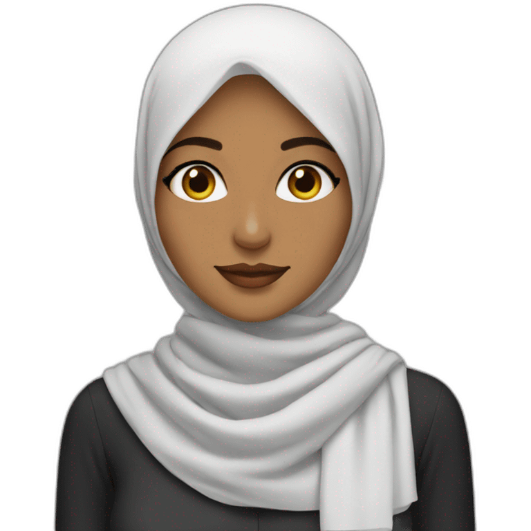 Beautiful hijabi woman emoji