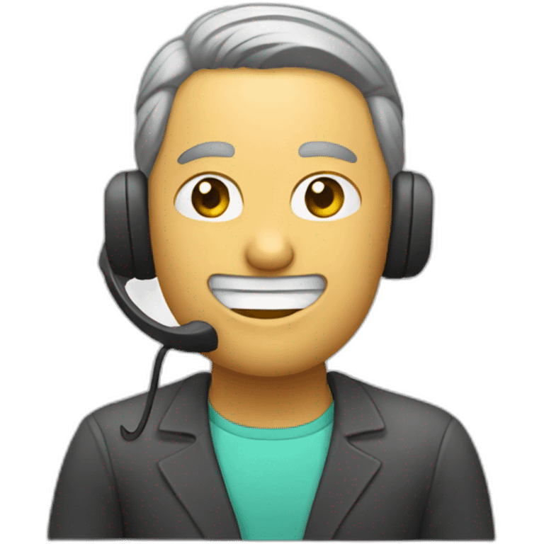 persona usando un teléfono emoji