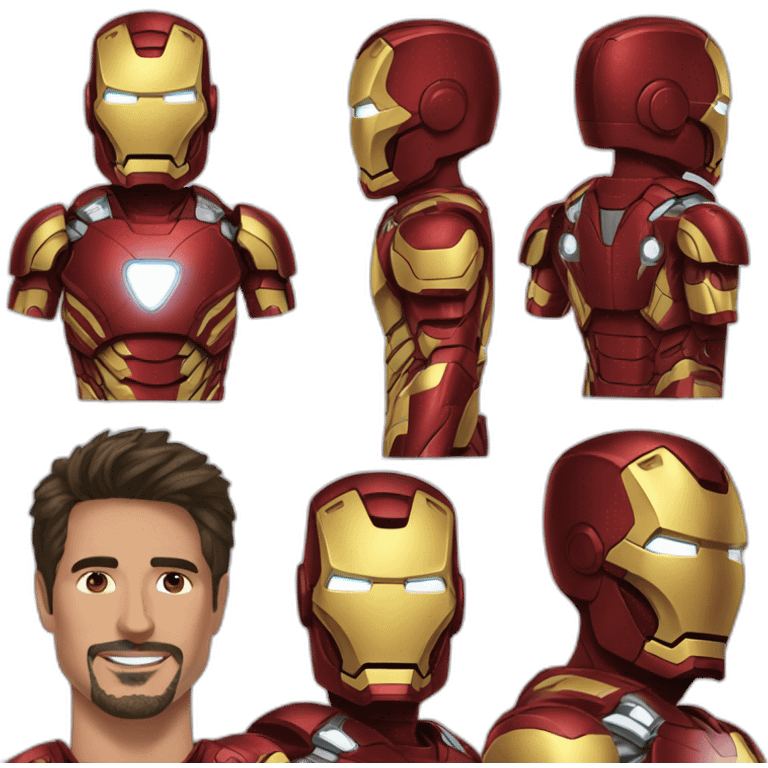 Iron man qui pete emoji