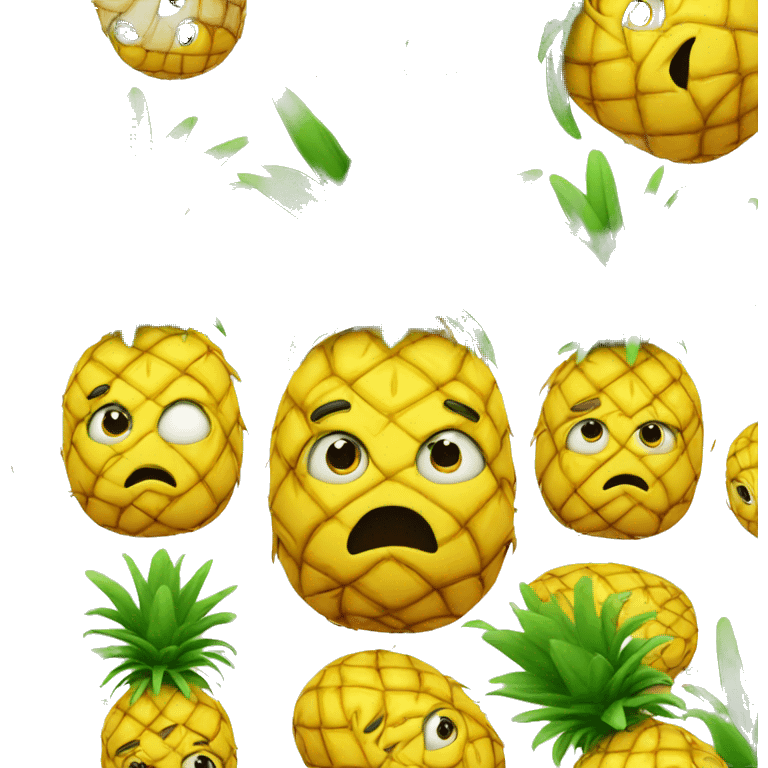 upside down  pineapple emoji