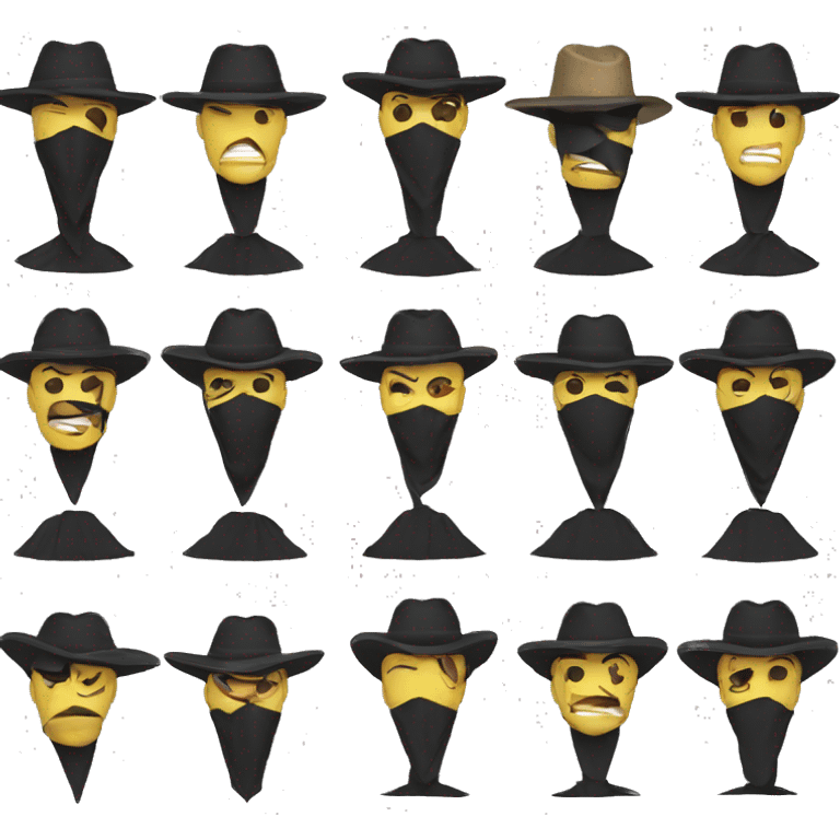 Un zorro negor emoji