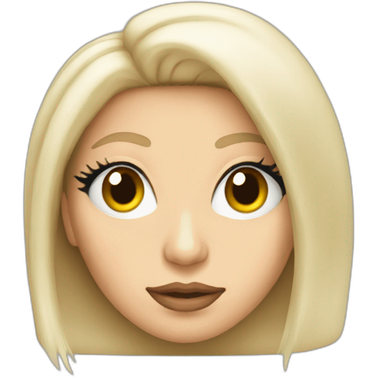 lady gaga face emoji