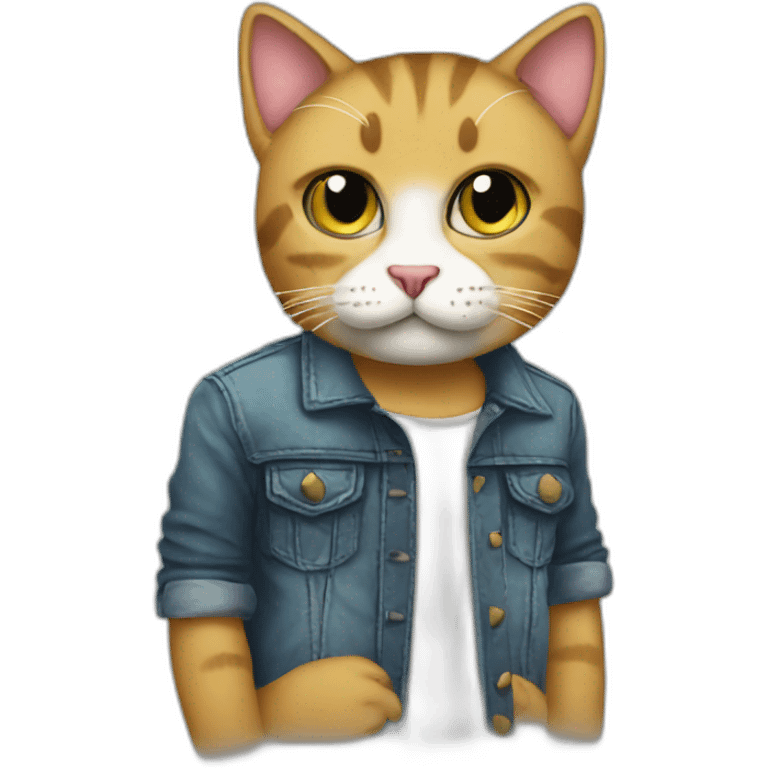 pop-punk cat emoji