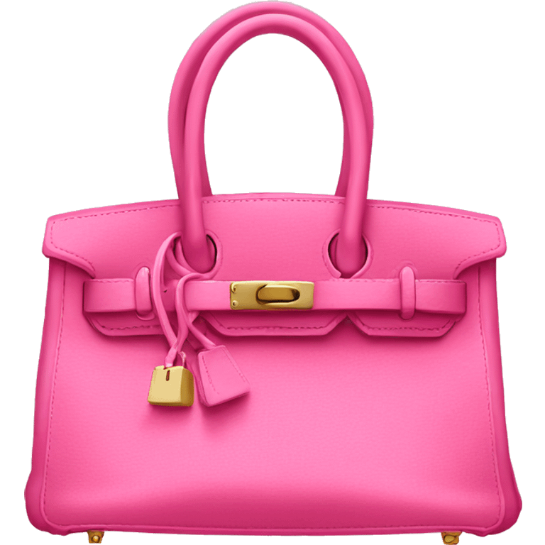 Pink Birkin bag emoji