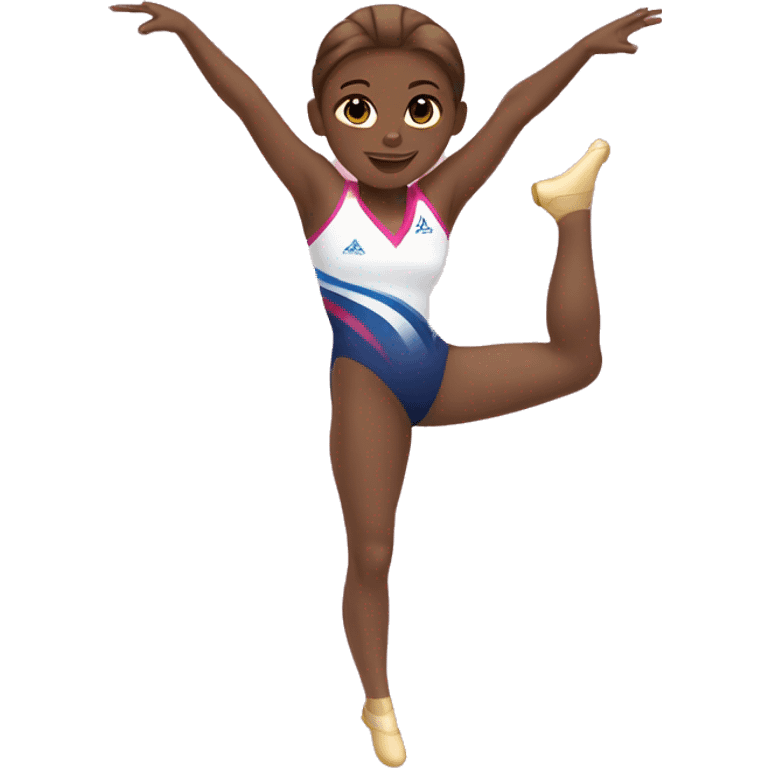 summer olympics girl beam gymnastics emoji