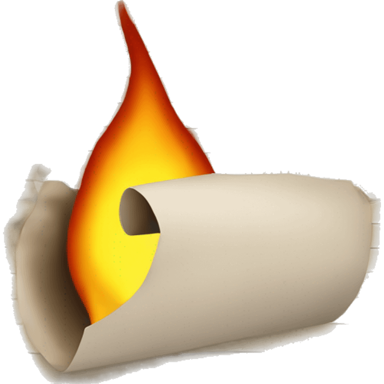 firing paper emoji