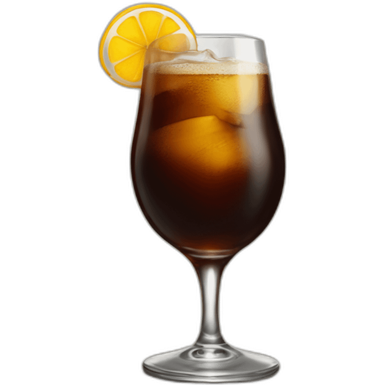 fernet branca with coca-cola long glass emoji