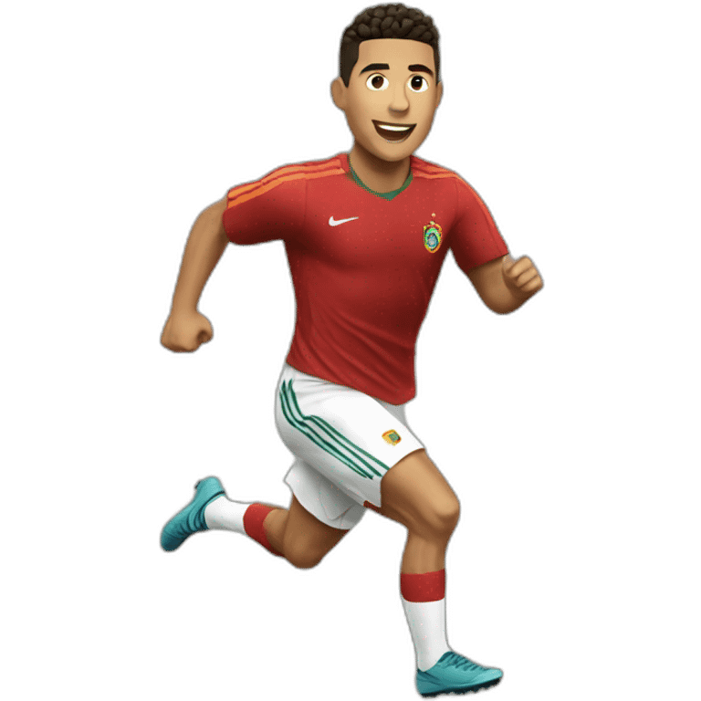 Ronaldo running emoji