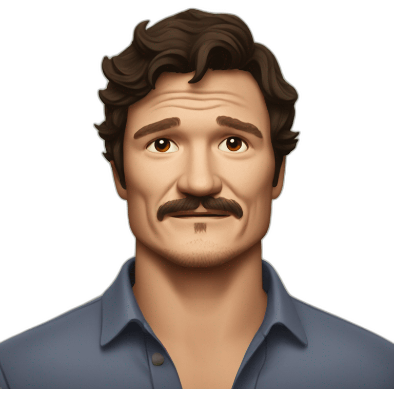 pedro pascal no mustachee emoji