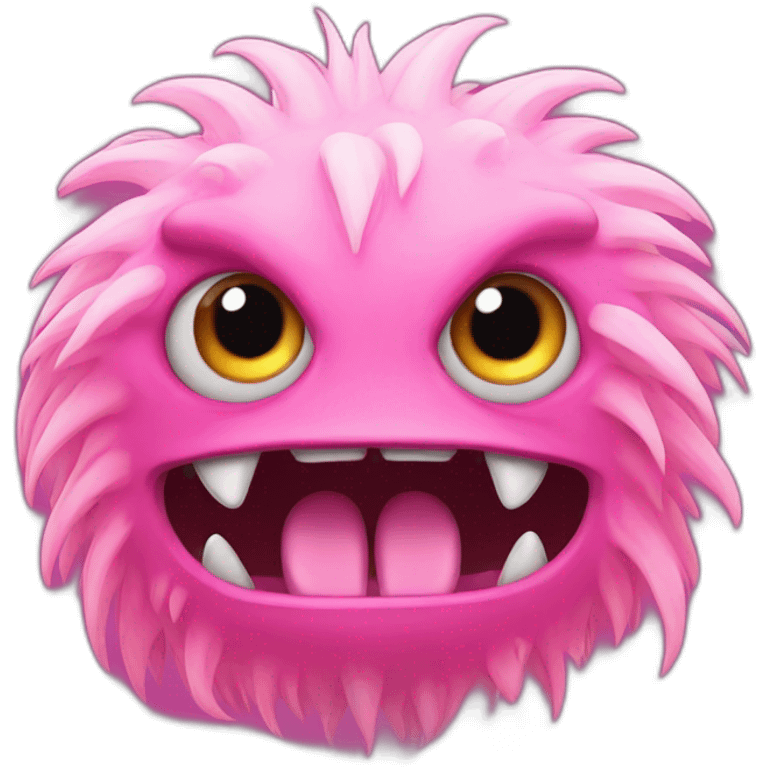 pink fured monster emoji