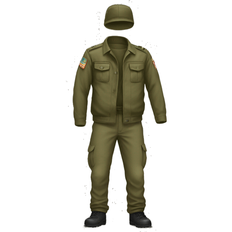 army clothes emoji