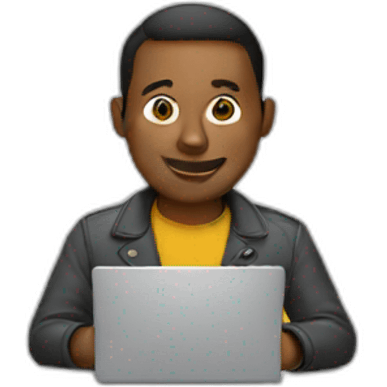 man with laptop emoji