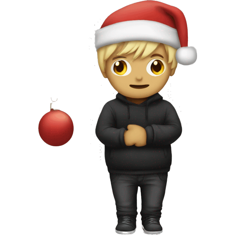 christmas emo gift emoji