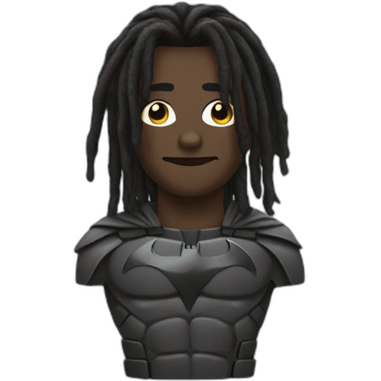 batman with dreads emoji