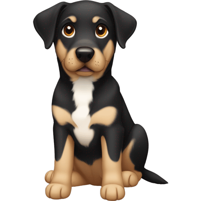 Labrador retriever an d german Shepard mix emoji