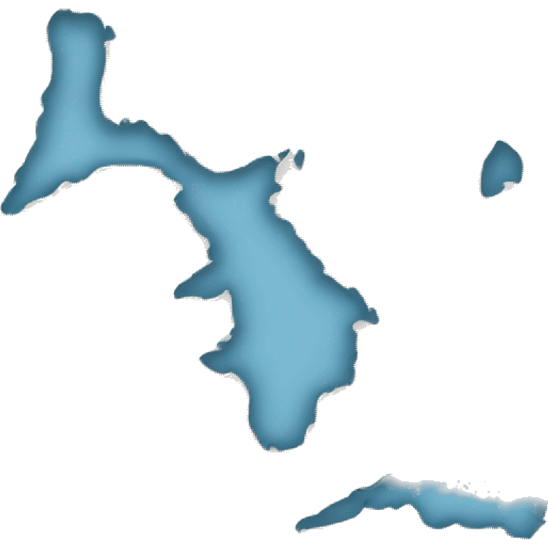 Outline of Nantucket Island, Massachusetts  emoji