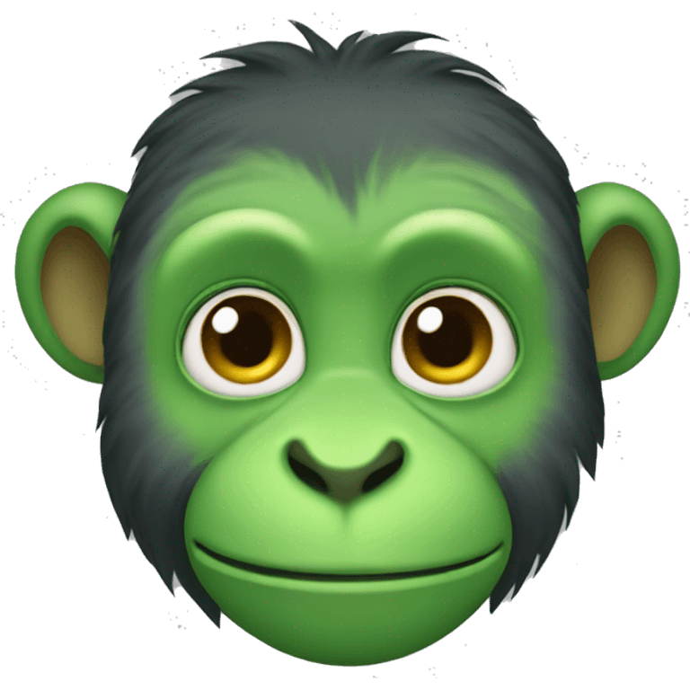 green monkey  emoji