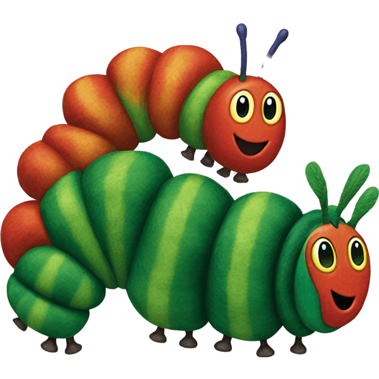 the very hungry caterpillar by eric carle emoji