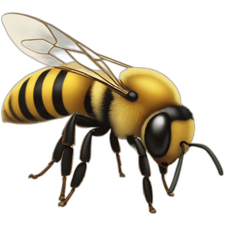 why a bee emoji